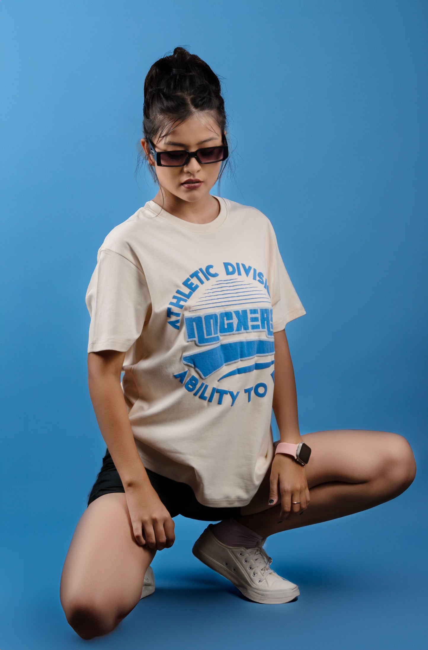 NACKERS Unisex White Smoke 100% Interlock Cotton Unisex Regular Tshirt Casual