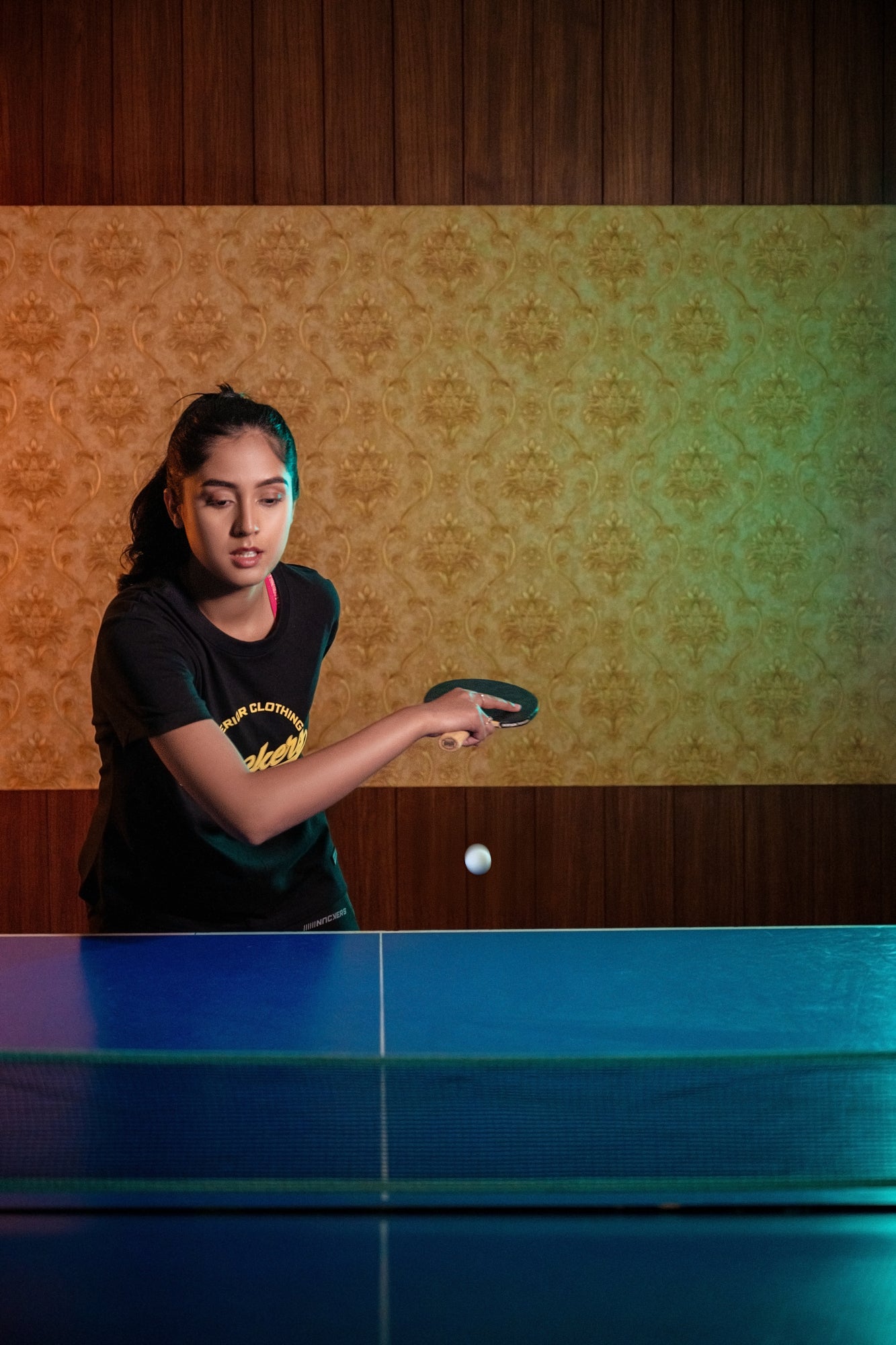 NACKERS Womens Black 100% Interlock Soft Touch Cotton Half Sleeves Regular Tshirt