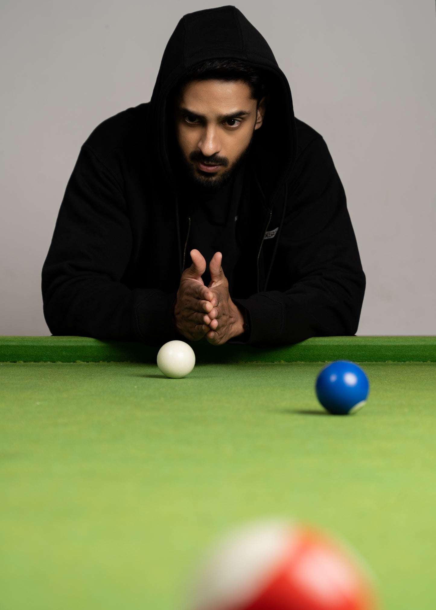 NACKERS Men's Black High Quality Poly Cotton Full Sleeves Hoodies with Zip