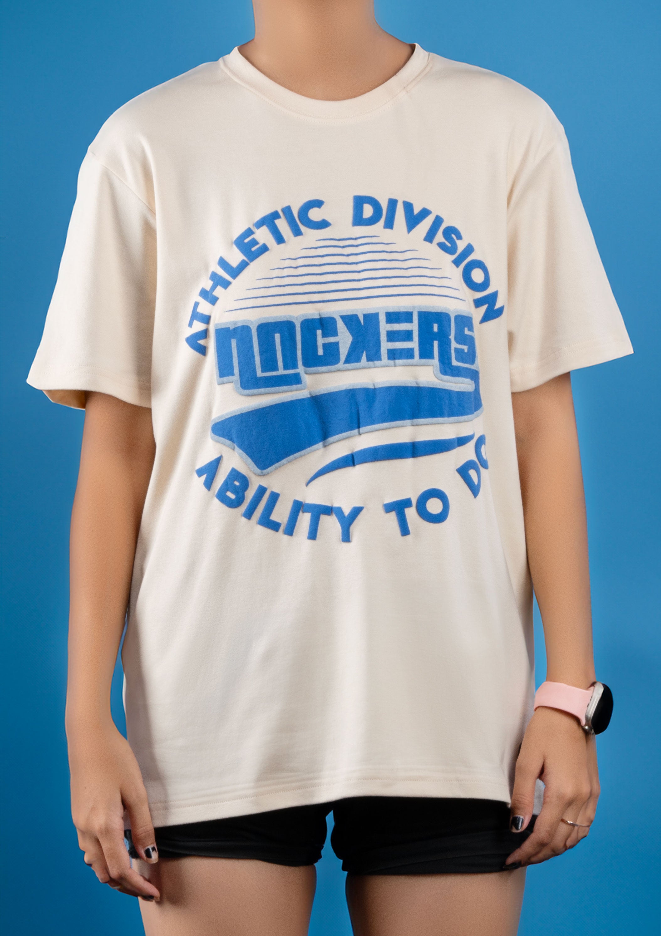 NACKERS Unisex White Smoke 100% Interlock Cotton Unisex Regular Tshirt Casual