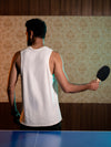 NACKERS Mens Whisper White Bamboo fabric Sleeveless Regular Tshirt