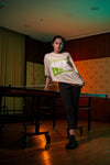 NACKERS Women's White Smoke 100% Interlock Soft Touch Cotton Unisex Oversized Tshirt