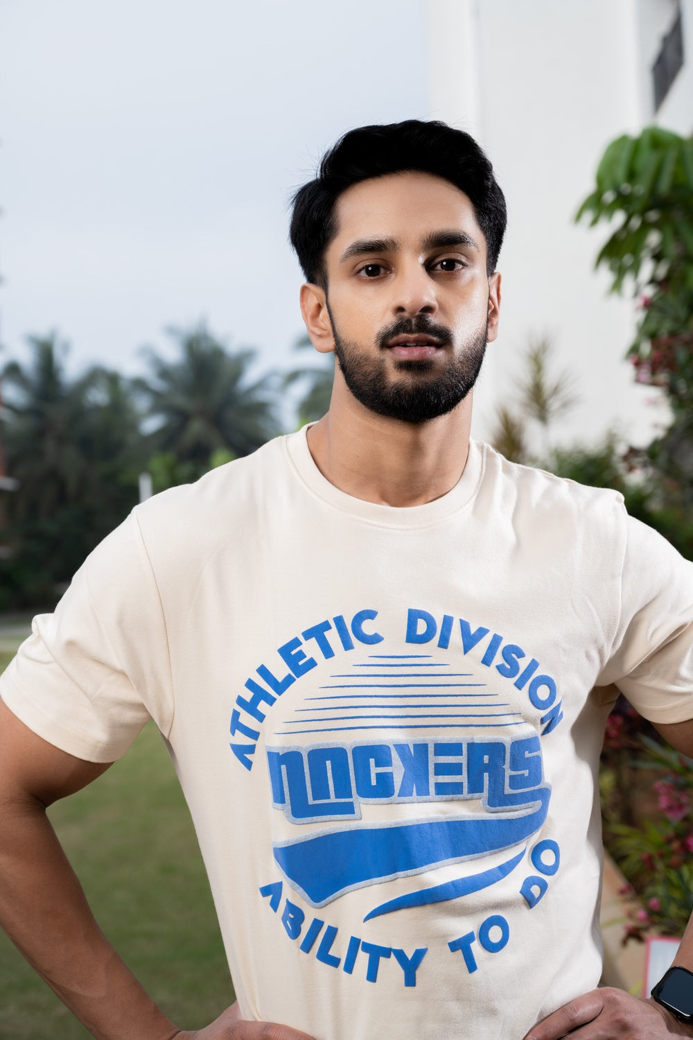 NACKERS Mens White Smoke 100% Interlock Soft Touch Cotton Unisex Regular Tshirt