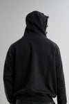 NACKERS Men's Black High Quality Poly Cotton Full Sleeves Hoodies with Zip