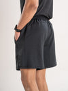 NACKERS Mens Black Polyster Spandex Jaquard Knit Shorts Shorts